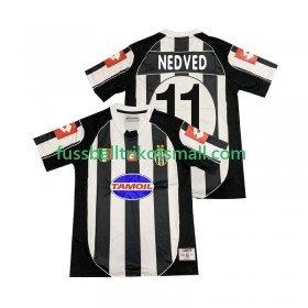 Fußballtrikots Juventus NEDVED 11 2003 Retro 2002 Kurzarm Heimtrikotsatz kaufen